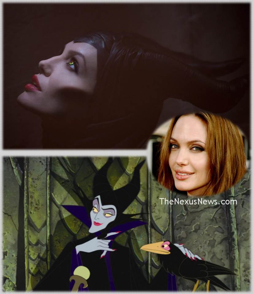 Angelina Jolie รับบท แม่มดร้าย Maleficent ที่วอลท์ ดิสนี่ย์  ใน เรื่อง เจ้าหญิงนิทรา ฉบับคนแสดง