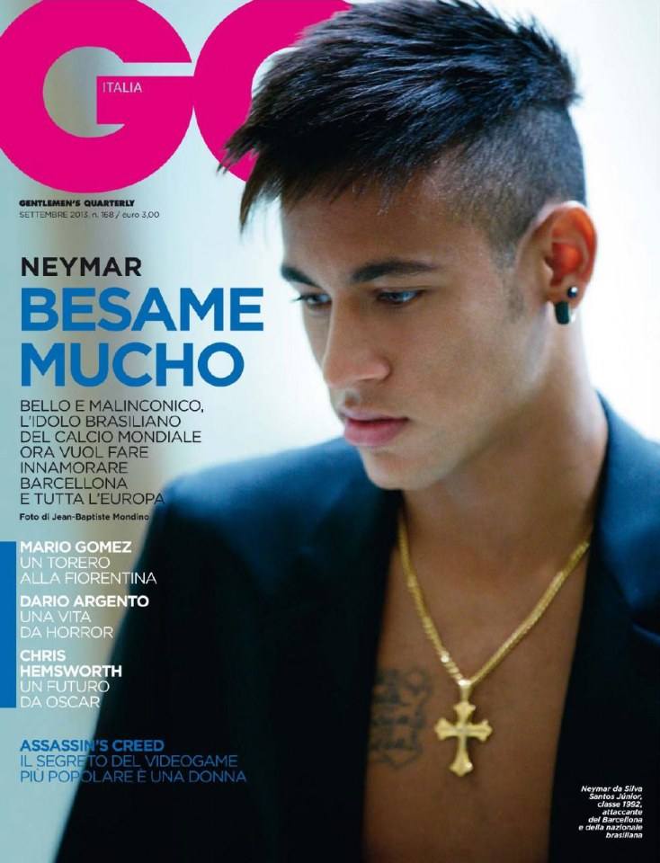 Neymar @ GQ Italia September 2013