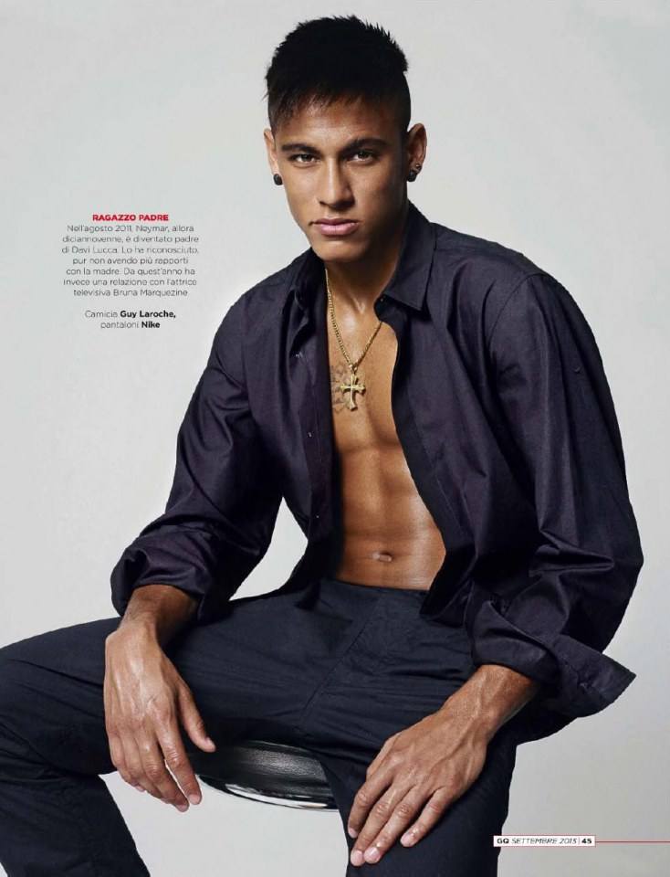 Neymar @ GQ Italia September 2013