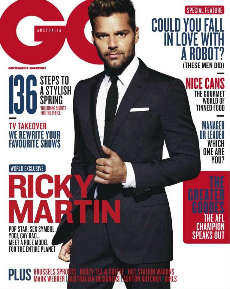 Ricky Martin @ GQ Australia September 2013