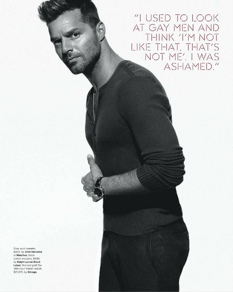 Ricky Martin @ GQ Australia September 2013