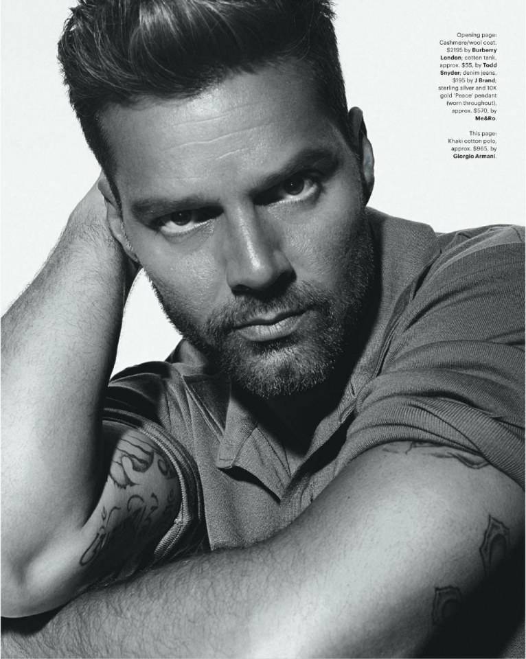 Ricky Martin @ GQ Australia September 2013