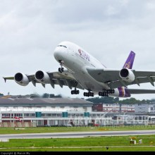 Airbus A380 การบินไทย รักคุณเท่าฟ้า ลำใหญ่ที่สุดในโลก จุผู้โดยสารได้มากกว่า 600 คน