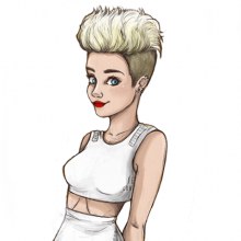 Miley Cyrus ลุคการ์ตูนสุดแซ่บ!!!