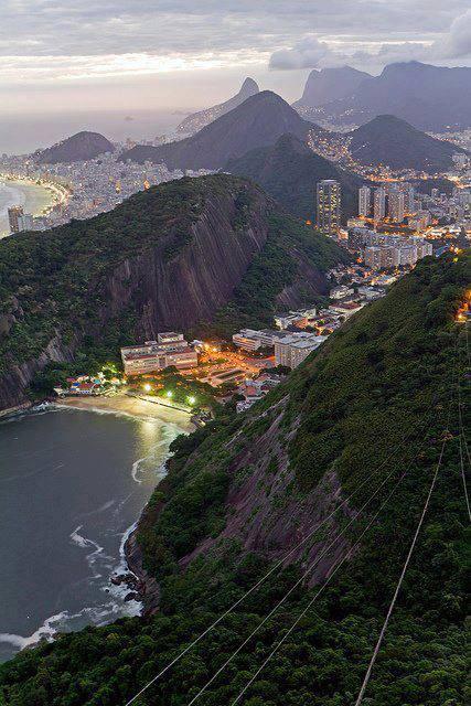 ภาพมุมสูงของนคร Rio de Janeiro ที่บราซิล งดงามมั่กๆ