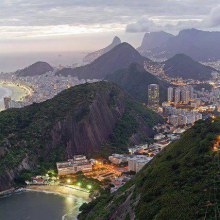 ภาพมุมสูงของนคร Rio de Janeiro ที่บราซิล งดงามมั่กๆ