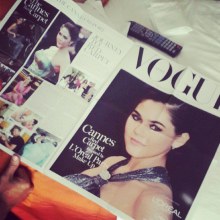 That a newspaper, not Vogue Us.