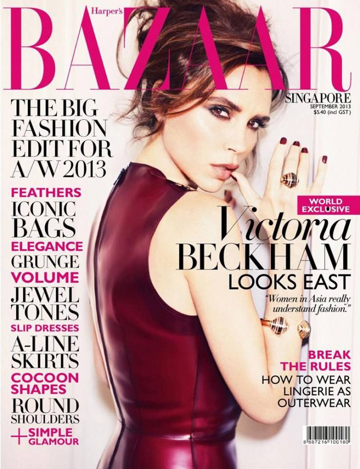 Victoria Beckham @ Harper’s Bazaar Singapore September 2013