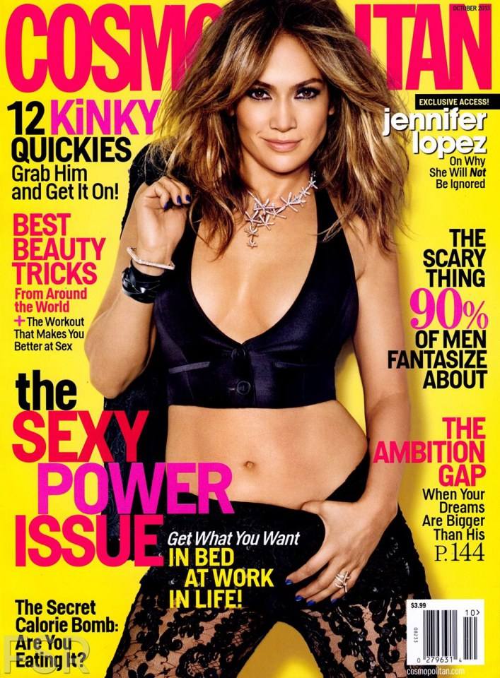 Jennifer Lopez @ Cosmopolitan USA October 2013