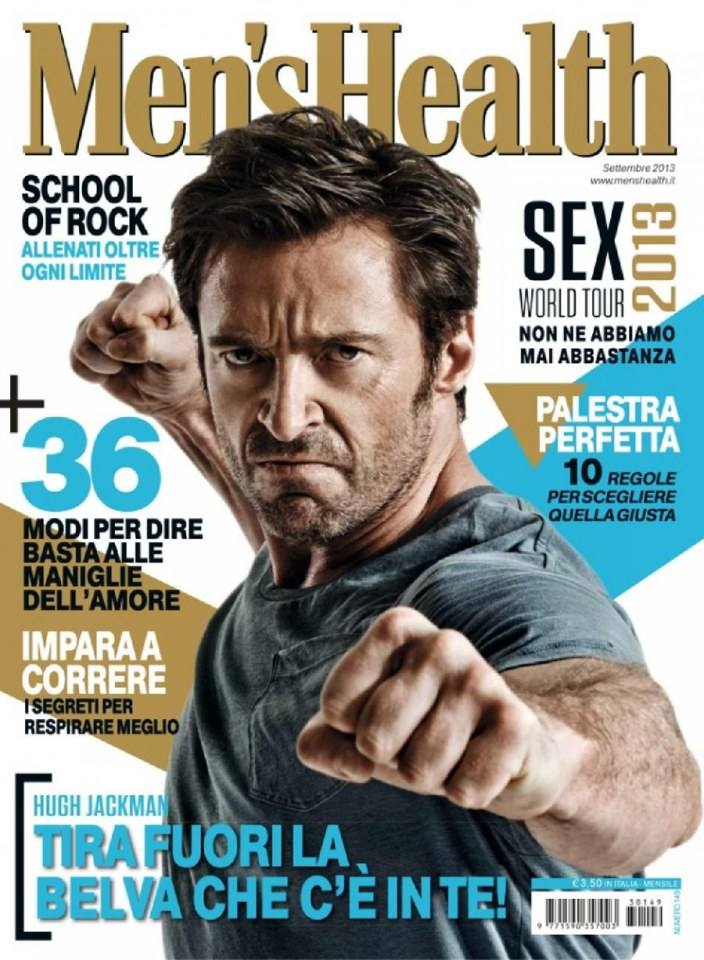 Hugh Jackman @ Men's Health Italia September 2013