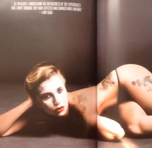 ยังคงมีออกมาให้ดูกันเรื่อยๆภาพเปลือยกายล่าสุดของ LADY GAGA ในนิตยสาร V MAGAZINE!