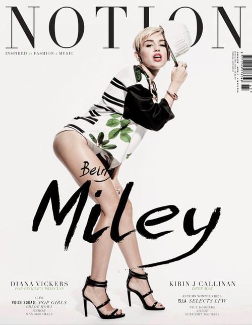 MILEY CYRUS ถ่ายแบบขึ้นปกนิตยสาร NOTION