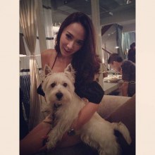อั้ม พัชราภาคนสวยใจบุญกับน้องหมา Frisco ใน Instagram Finallyfrisco