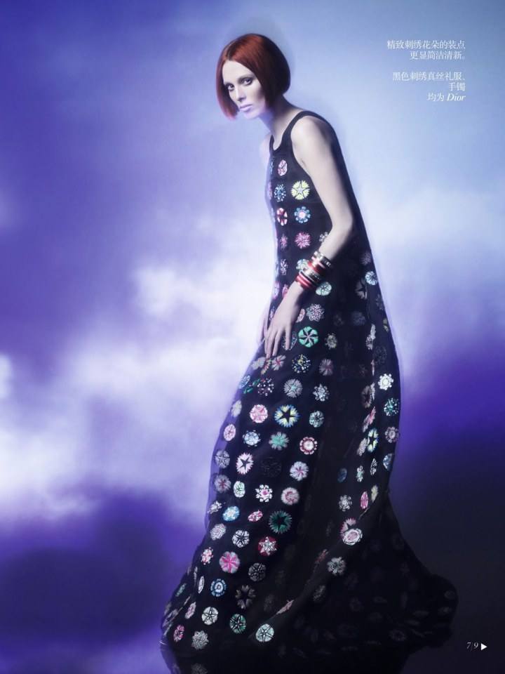 Karen Elson @ Vogue China Collections Autumn/Winter 2013