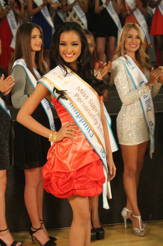 Miss Supranational 2013 Miss philippine ค้วาตำแหน่งแรก นางงามบุคลิกภาพดี ไปครอง