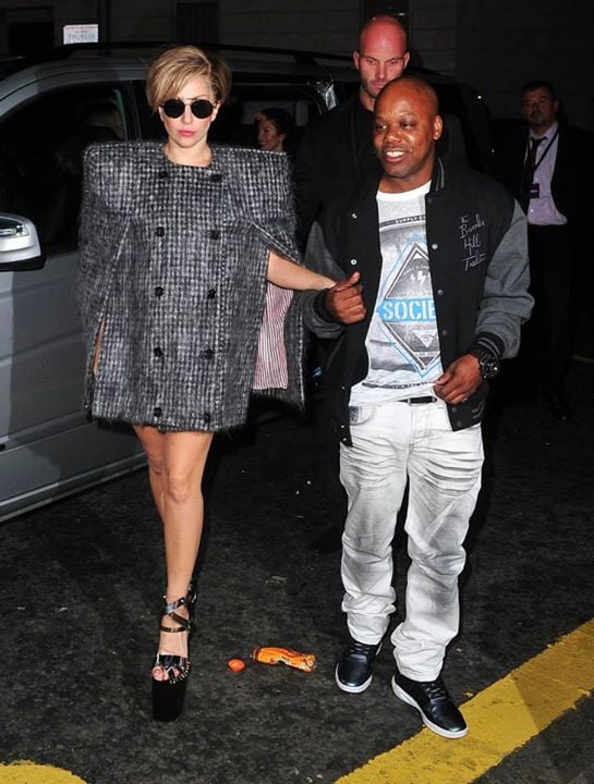 Lady Gaga เดินทางมาที่ BOUJIS Club ที่ London