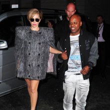 Lady Gaga เดินทางมาที่ BOUJIS Club ที่ London