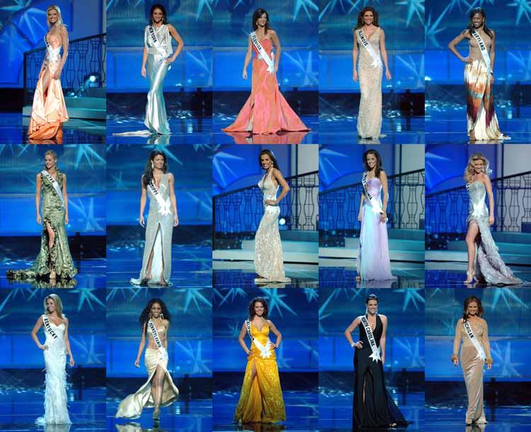 ชุดราตรีในการประกวด Miss U.S.A. แต่ละปี