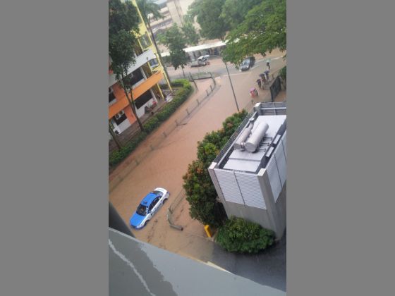 น้ำท่วมที่สิงคโปร์