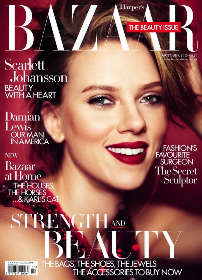 Scarlett Johansson @ Harper’s Bazaar UK October 2013