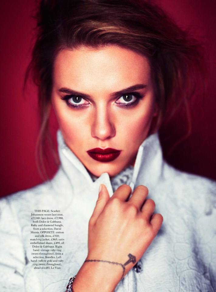 Scarlett Johansson @ Harper’s Bazaar UK October 2013