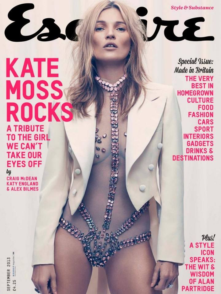 Kate Moss @ Esquire UK September 2013