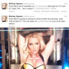 Britney กำหนดการพรีเมียร์ ซิงเกิ้ล ‪#‎WorkBitch‬