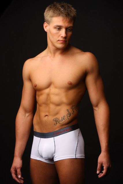 Sexy male body in boxer brief X