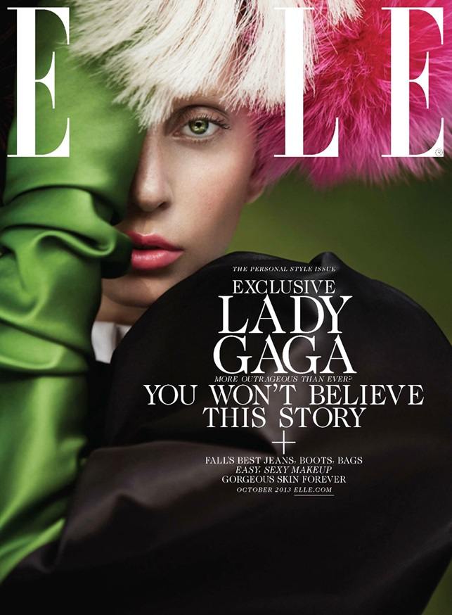 Lady Gaga @ Elle US October 2013