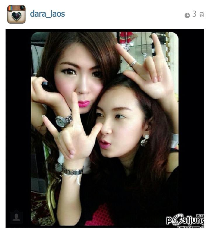 หนุ่นสาวเวียงจันตามกระแสใน IG