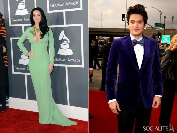 ภาพน่ารักของ Katy Perry กับ John Mayer ในงานประกาศผลรางวัลแกรมมี่