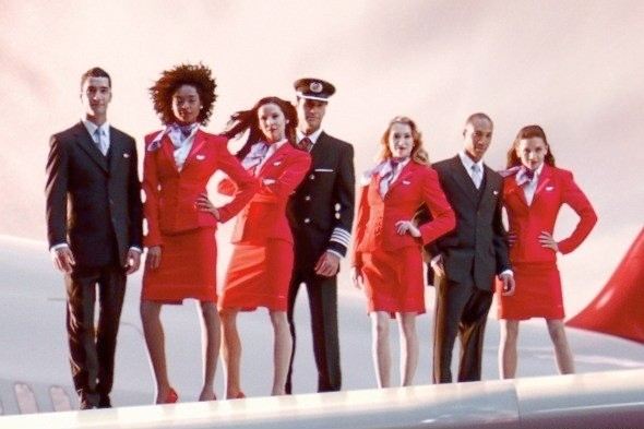 สีแดงแรงฤทธิ์ Virgin Atlantic สายการบินที่ถูกโหวตว่า แอร์โฮสเตส เซ็กซี่ที่สุดในโลก