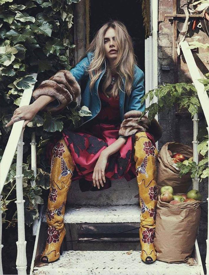 Cara Delevingne @ Vogue Australia October 2013