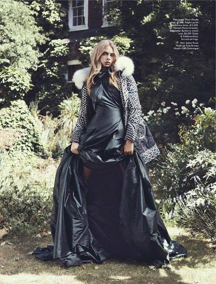 Cara Delevingne @ Vogue Australia October 2013