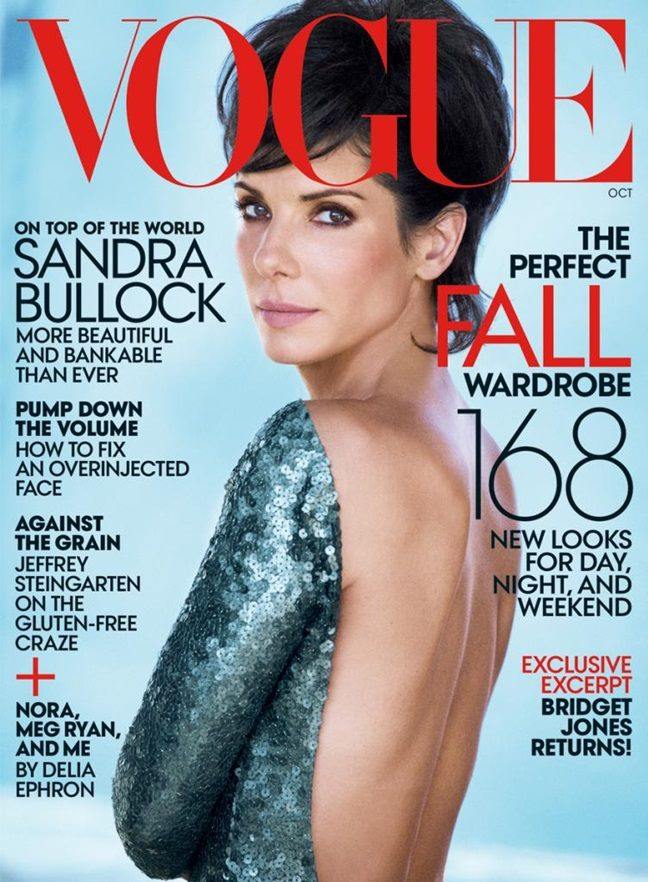 Sandra Bullock @ Vogue US October 2013