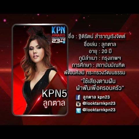 10 คนสุดท้าย KPN2013 คุณเชียร์ใคร??