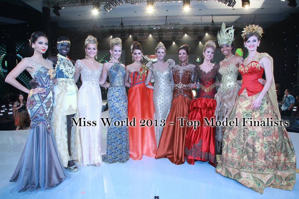 Miss World 2013 Top Model Finalists