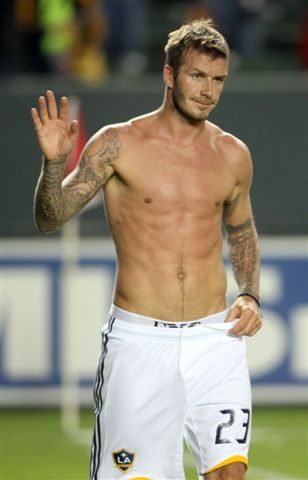 David Beckham Six Pack