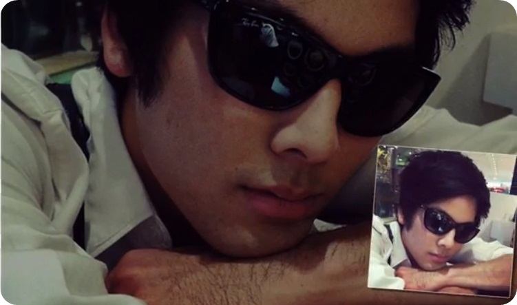 คุณชายบอม ธนิน ในชุดนักศึกษา