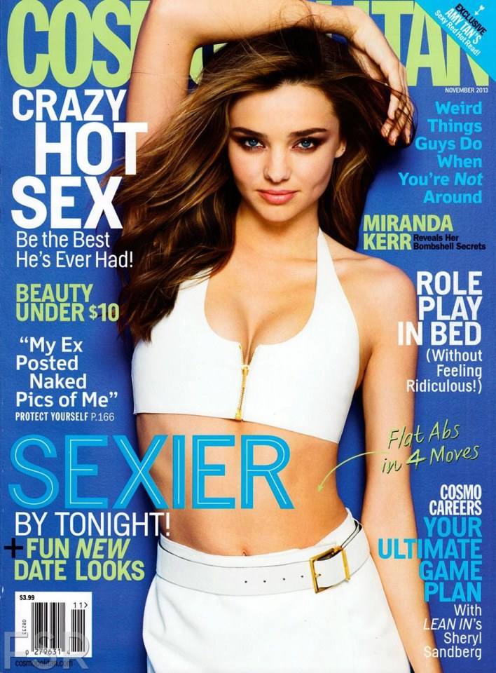 Miranda Kerr @ Cosmopolitan USA November 2013