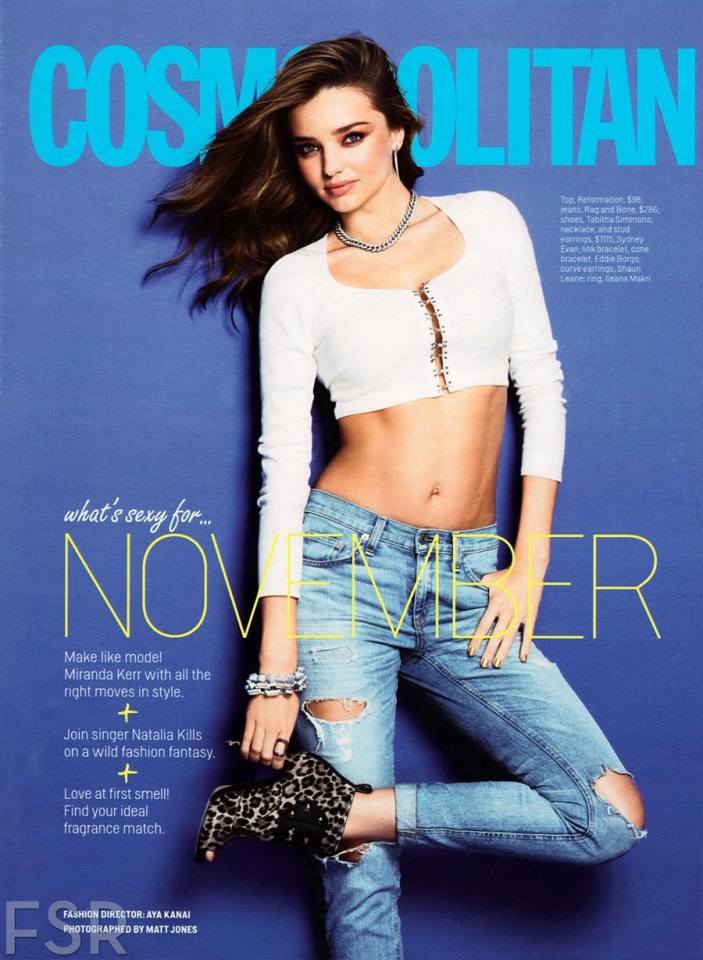 Miranda Kerr @ Cosmopolitan USA November 2013