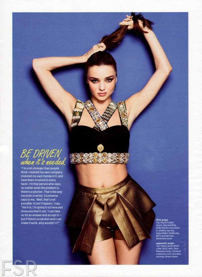 Miranda Kerr @ Cosmopolitan USA November 2013