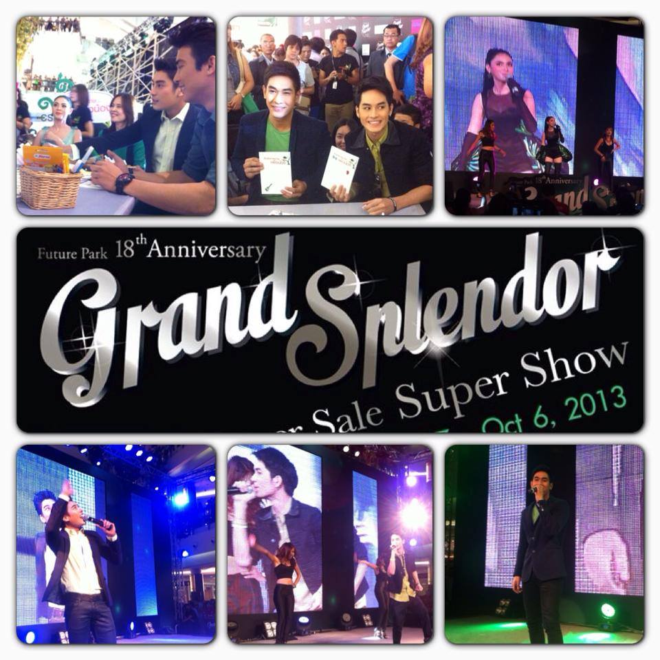 <<< อ๋อม อรรคพันธ์ห้างแตกกกกกกกก >>> งาน Grand Splendor ฉลอง 18 ปี Future Park รังสิต - 27 กันยายน 2556