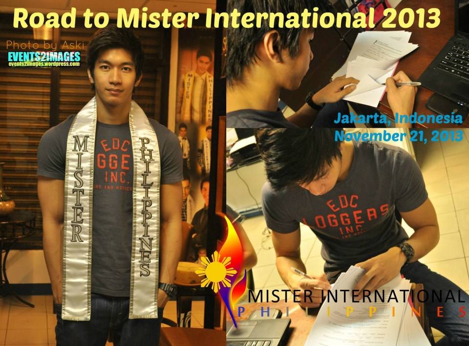 เขามาจาก Mister International Philippines.