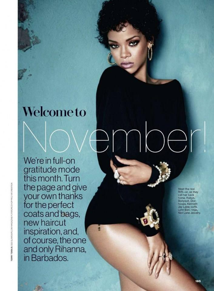 Rihanna @ Glamour USA November 2013