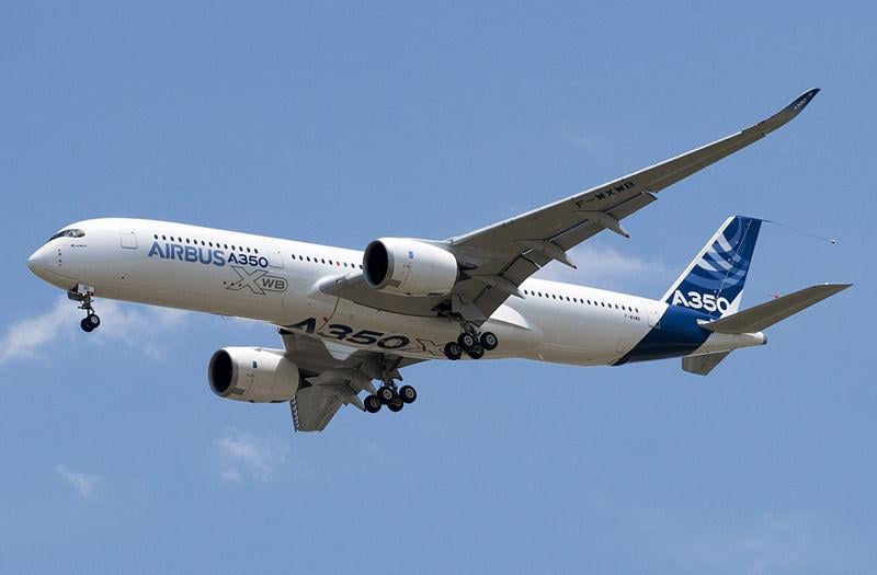 รุ่นนี้ค่า Airbus A350-900 ยังไม่มีบิน แต่การบินไทยสั่งซื้อไปแล้ว 12 ลำ