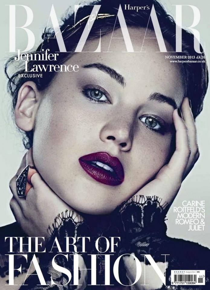 Jennifer Lawrence @ Harper's Bazaar UK November 2013