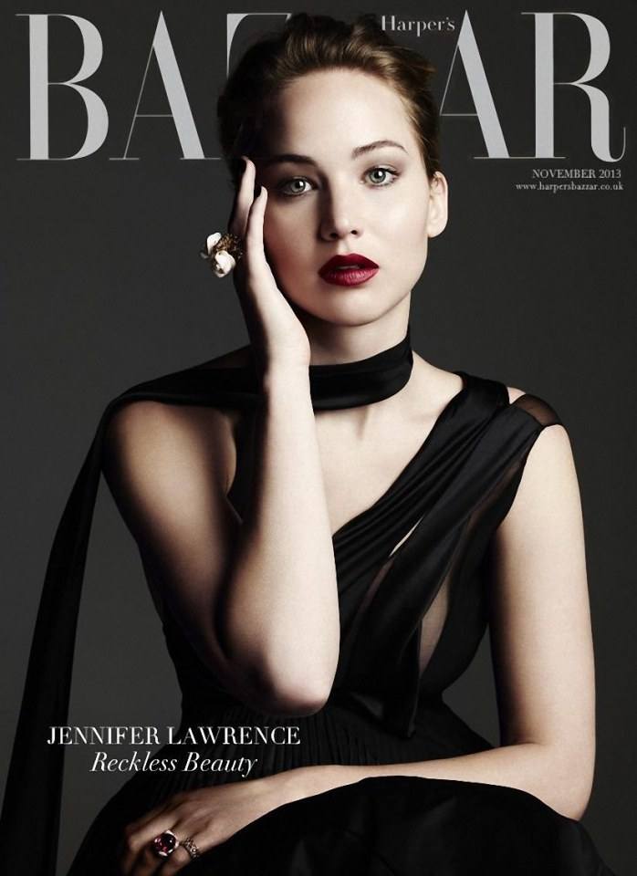 Jennifer Lawrence @ Harper's Bazaar UK November 2013