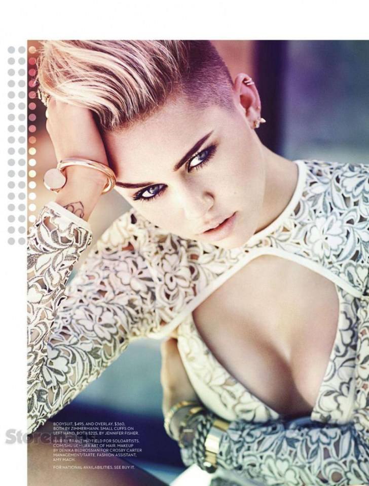 Miley Cyrus @ Fashion Magazine November 2013