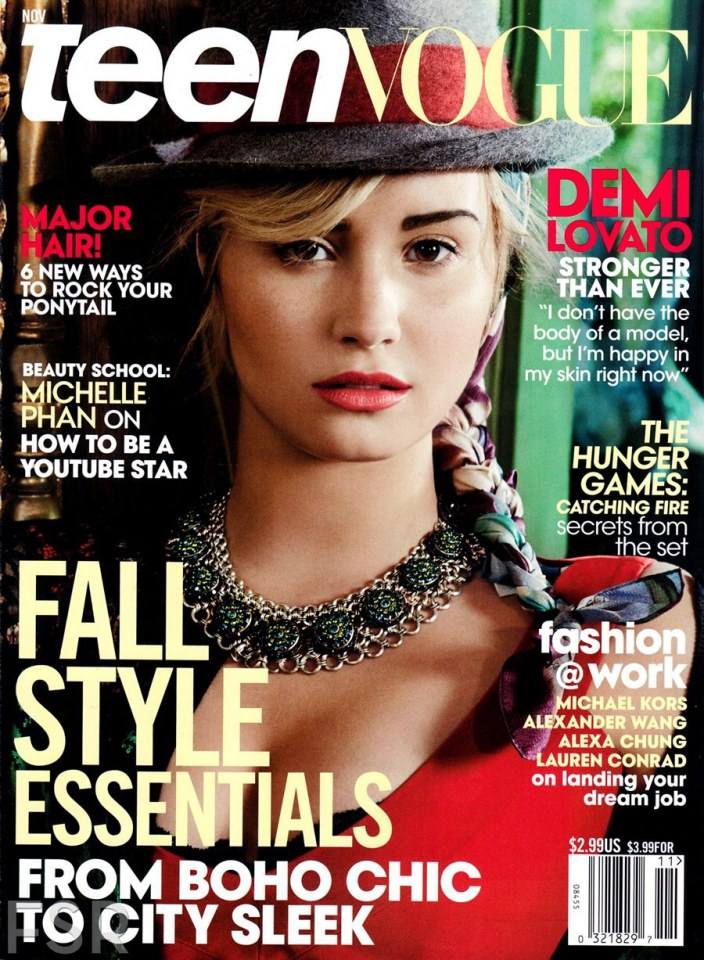 Demi Lovato @ Teen Vogue November 2013